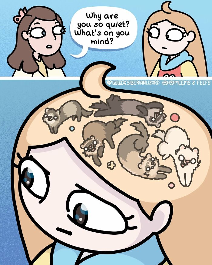 Let's Dive Into 63 Hilarious Comics That Totally Nail The Ferret Life