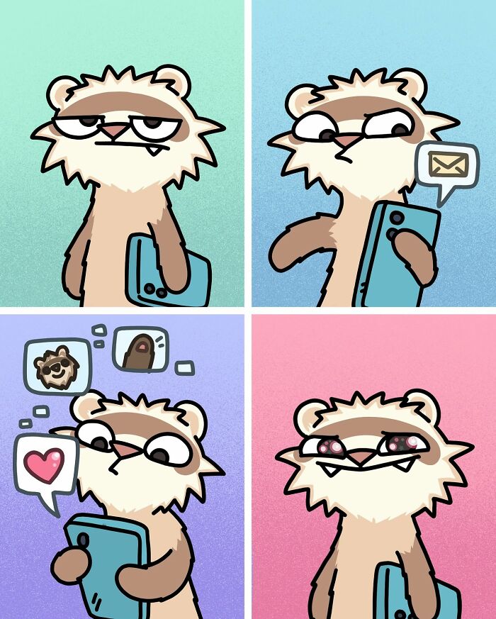 Let's Dive Into 63 Hilarious Comics That Totally Nail The Ferret Life