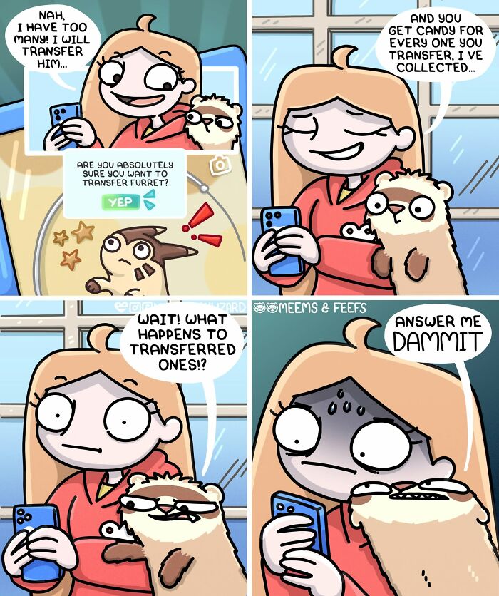 Let's Dive Into 63 Hilarious Comics That Totally Nail The Ferret Life