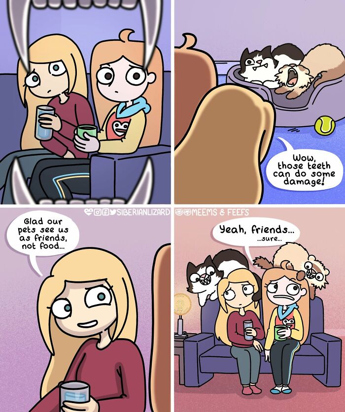 Let's Dive Into 63 Hilarious Comics That Totally Nail The Ferret Life