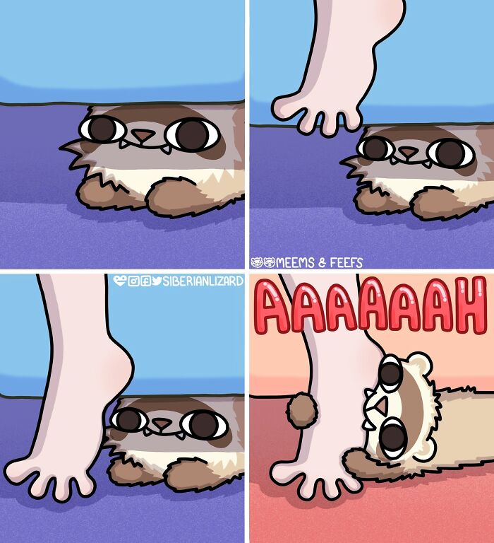 Let's Dive Into 63 Hilarious Comics That Totally Nail The Ferret Life