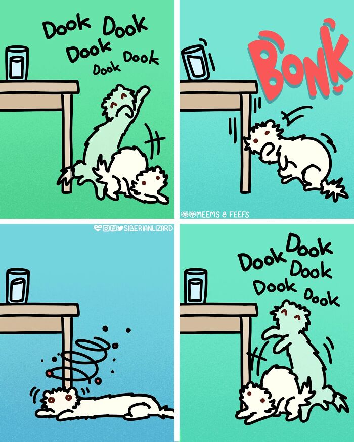 Let's Dive Into 63 Hilarious Comics That Totally Nail The Ferret Life