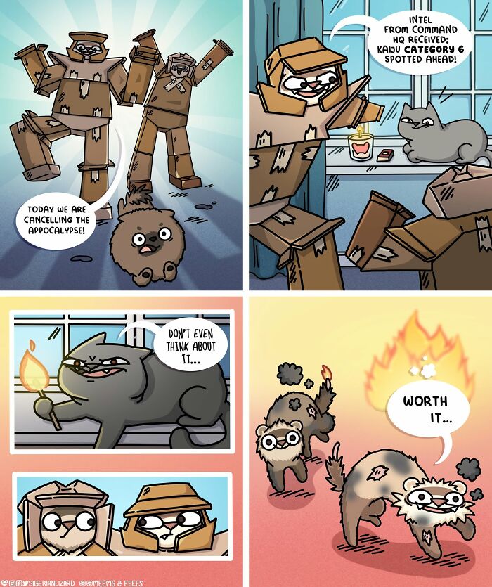Let's Dive Into 63 Hilarious Comics That Totally Nail The Ferret Life