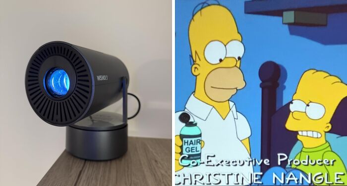 Turn Any Wall Into A Movie Theater With This Portable Projector That Makes Your TV Jealous