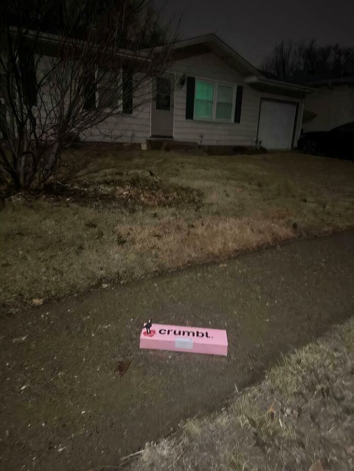 Cookie Delivery Left on a Random Sidewalk - Mystery Location