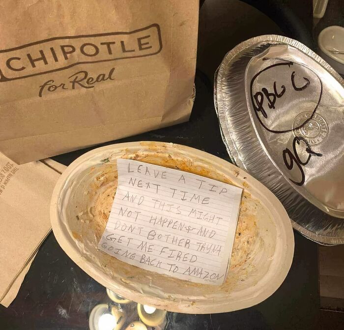 Delivery Driver Ate All The Food Because No Tip? Naughty, Naughty