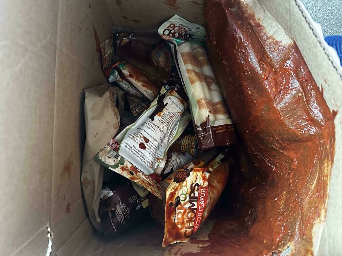 Amazon Delivery Heard Dropping This... Then Left It Like This