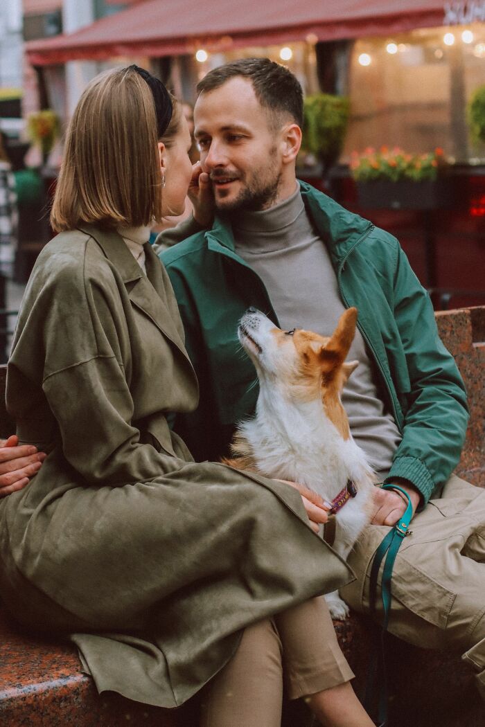 Getting Cozy With Your Partner While the Dog Watches