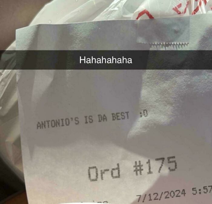 This Restaurant Receipt Has A Great Catchphrase