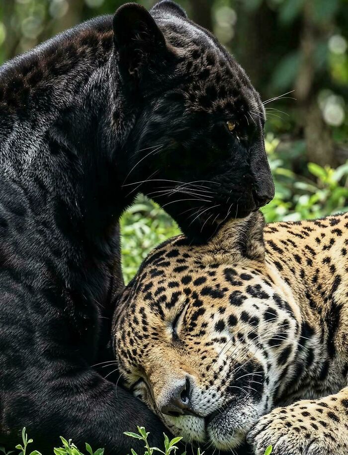 Black Jaguar Alert! This One's Like A Walking Shadow