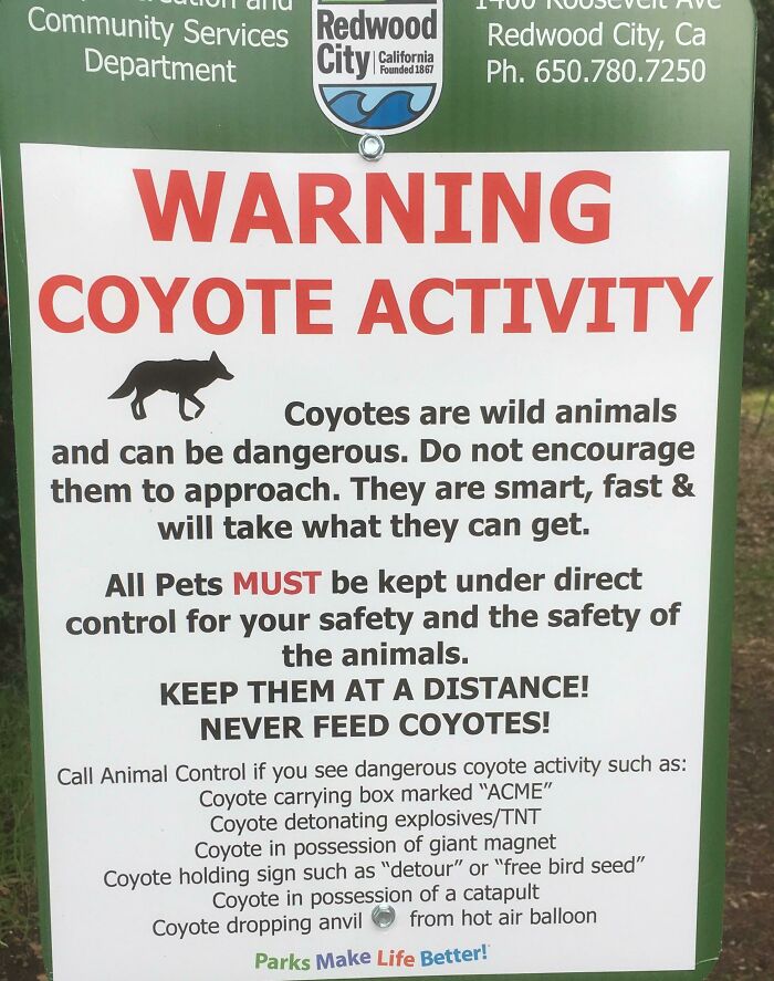 Read The Tiny Print On This Neighborhood Park Sign—It’s A Gem