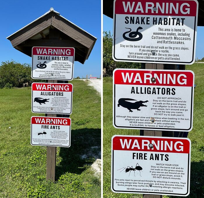Signs On Trails That Are Way Too Honest (And Hilarious)
