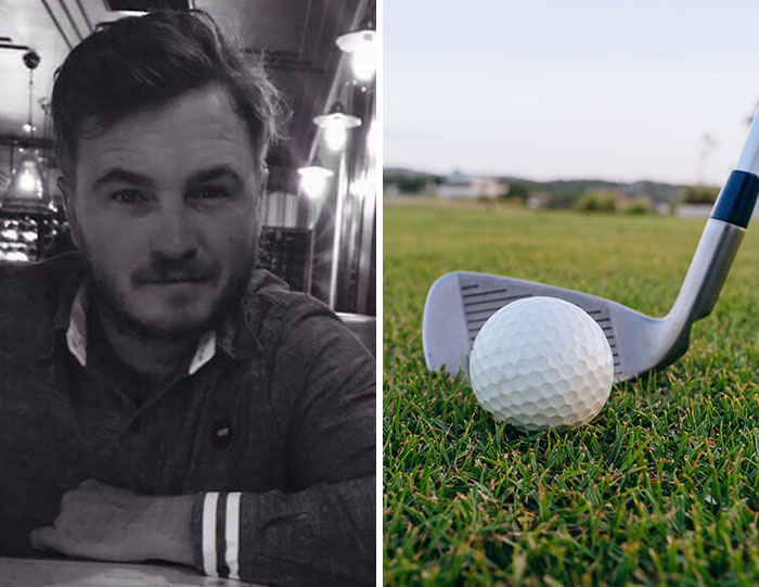 Birthday Golf Outing Ends Suddenly Because of a Wayward Golf Ball