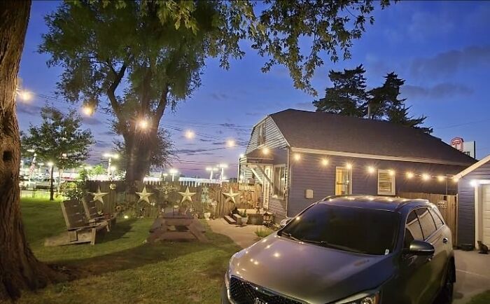 The Quickest Way To Turn Your Backyard Into A Vibe? Hang 50ft of LED Outdoor String Lights