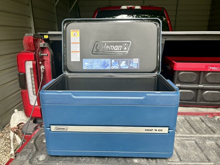 Fold It Flat When Not In Use! The Coleman Snap N Go Cooler That’s A Genius Space Saver
