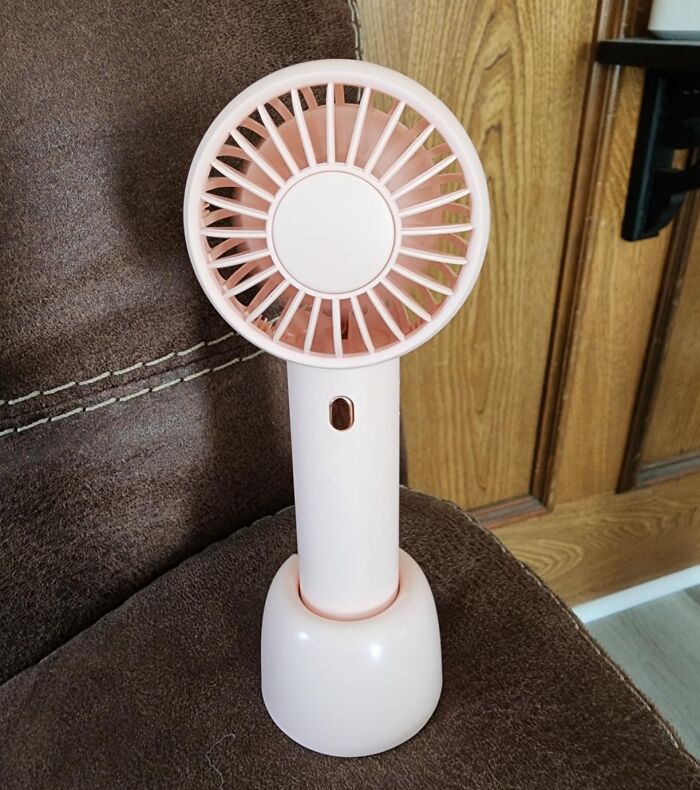 Beat The Heat Anywhere With This Mini Portable Fan That Works WAY Harder Than It Looks