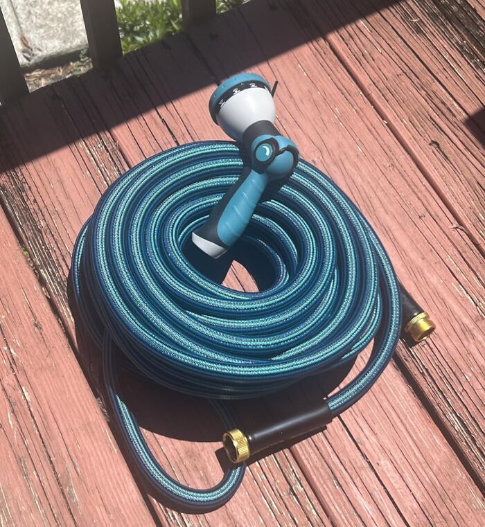A Garden Hose That Kicks Kinks To The Curb And Keeps Spraying All Summer Long