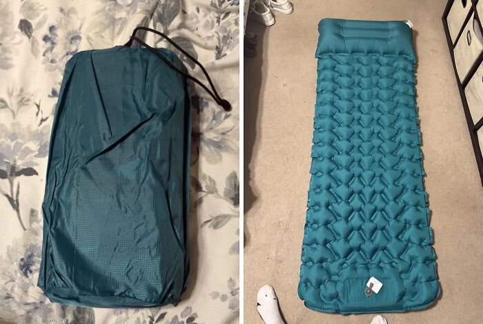 Say Goodbye To Sore Backs With This Camping Sleeping Pad That Actually Feels Like A Cloud