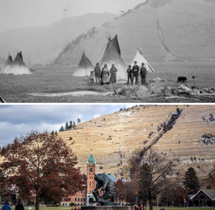 University Of Montana: Then And Now, Over 150 Years Apart!