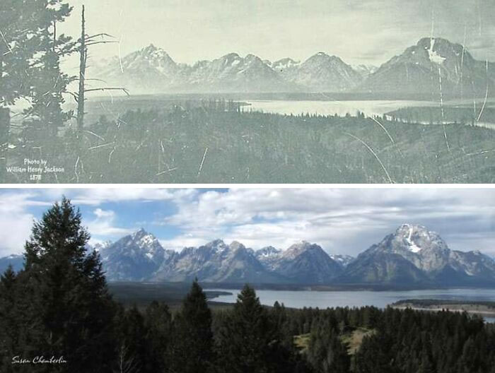 Tetons, 1878 vs. 2022 — Not Much Changed, But Still Pretty Cool