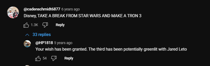 Someone Predicted Tron:ares 6 Years Back