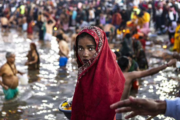 Eyes Amid The Crowd By Stefano Lotumolo