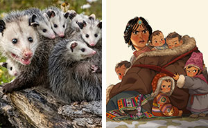Wait, She Turned Animals And Places Into People! Check Out These 22 Quirky Drawings