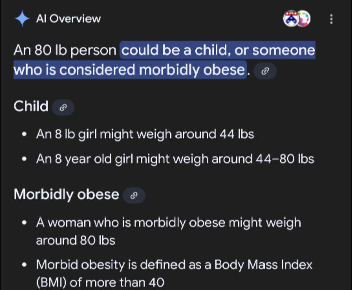 An 8 Lb Girl Might Weigh Around 44 Lbs? Sure, AI