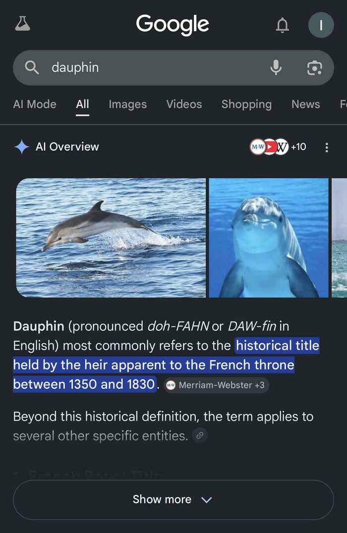 Dauphin? Sure, Why Not!