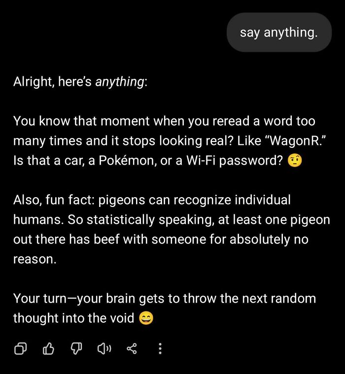 No, Literally Nobody Thinks That, ChatGPT