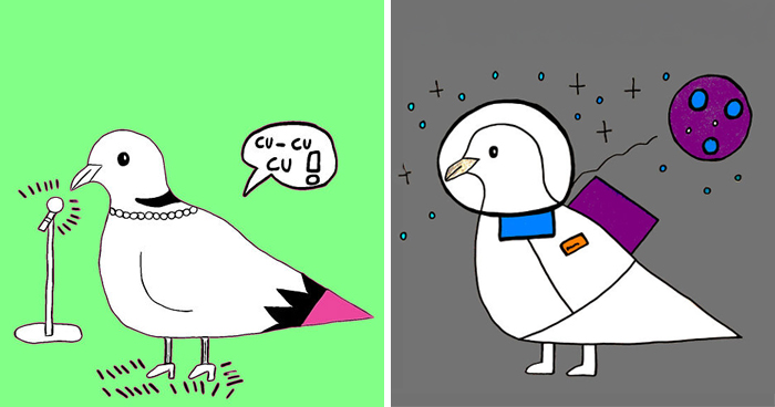 This Artist Turned A Dove Rescue Into A Whimsical Bird Party You’ve Gotta See