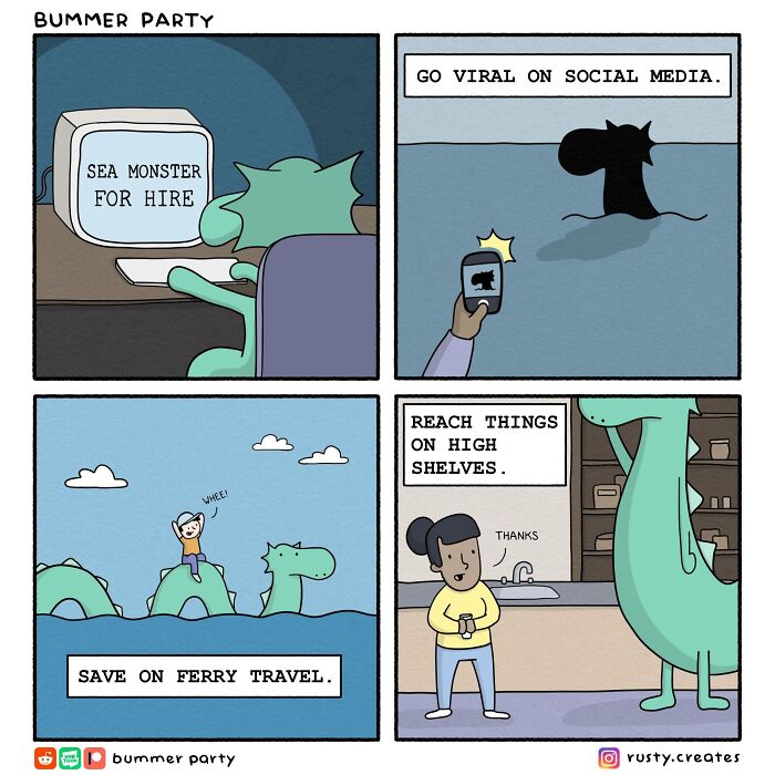 31 Comics By Rusty Epstein That Make Everyday Weirdness Way More Fun