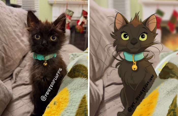 People Keep Sending Their Pets to This Artist Who Turns Them Into Disney Magic (28 New Pics!)