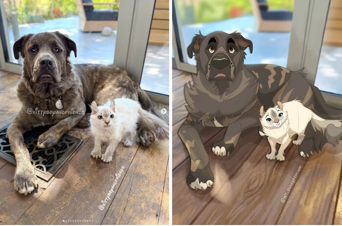 People Keep Sending Their Pets to This Artist Who Turns Them Into Disney Magic (28 New Pics!)