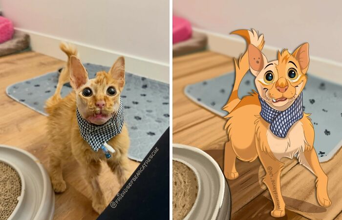 People Keep Sending Their Pets to This Artist Who Turns Them Into Disney Magic (28 New Pics!)