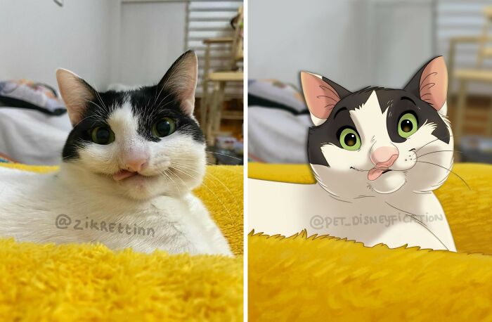 People Keep Sending Their Pets to This Artist Who Turns Them Into Disney Magic (28 New Pics!)
