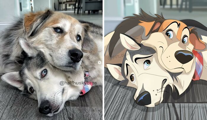 People Keep Sending Their Pets to This Artist Who Turns Them Into Disney Magic (28 New Pics!)