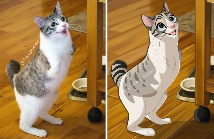 People Keep Sending Their Pets to This Artist Who Turns Them Into Disney Magic (28 New Pics!)