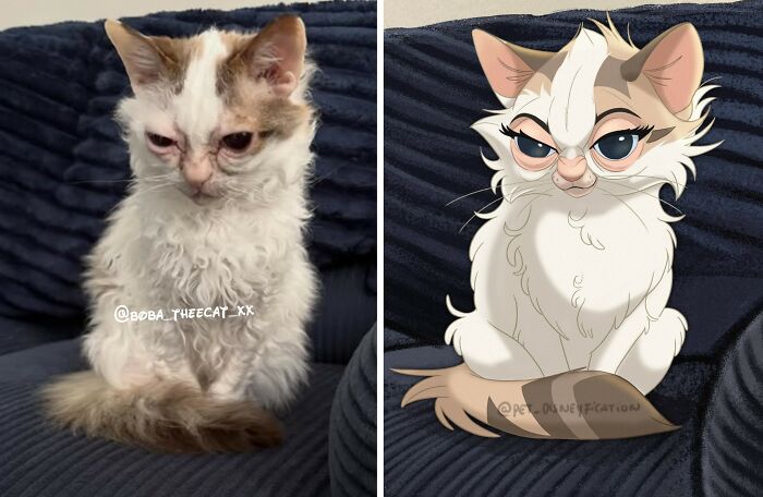 People Keep Sending Their Pets to This Artist Who Turns Them Into Disney Magic (28 New Pics!)