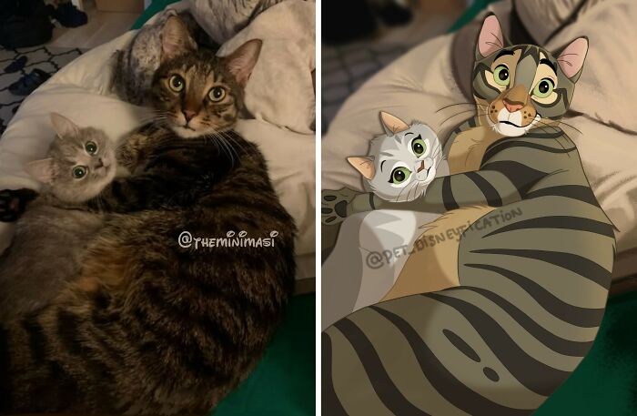 People Keep Sending Their Pets to This Artist Who Turns Them Into Disney Magic (28 New Pics!)