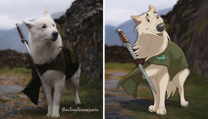 People Keep Sending Their Pets to This Artist Who Turns Them Into Disney Magic (28 New Pics!)
