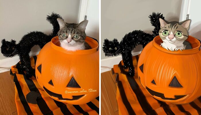 People Keep Sending Their Pets to This Artist Who Turns Them Into Disney Magic (28 New Pics!)
