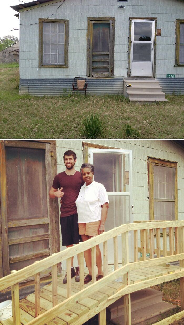 Built A Wheelchair Ramp For My Neighbor—Feeling Like a Hero