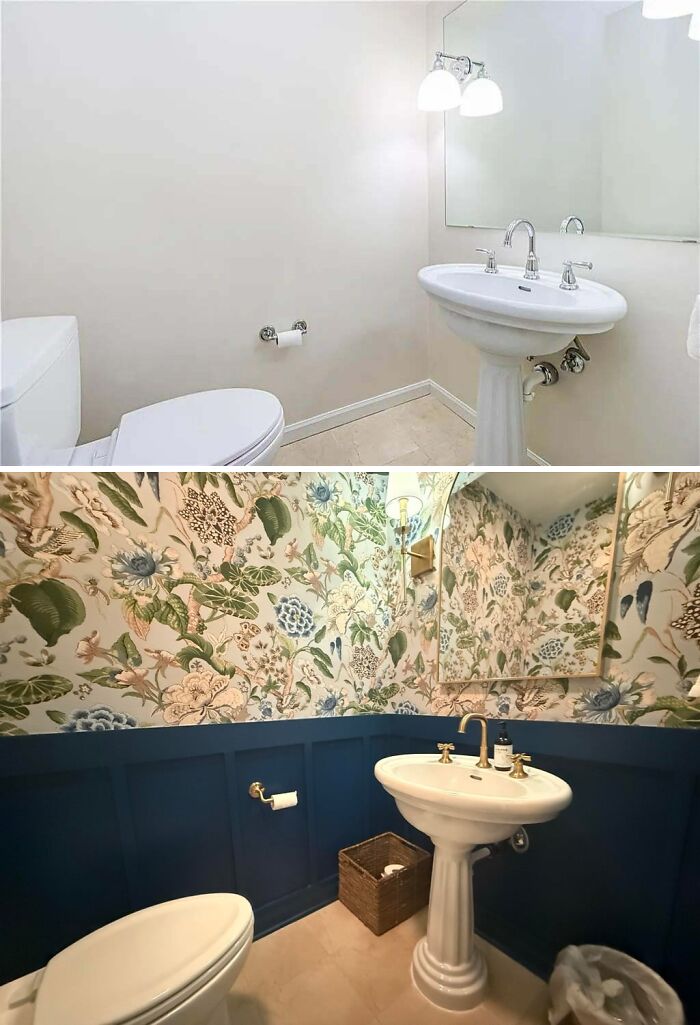 Half Bath Refreshed and Ready to Impress