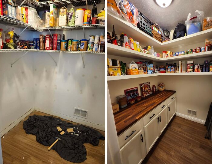 Pantry Glow-Up: Before and After Feels