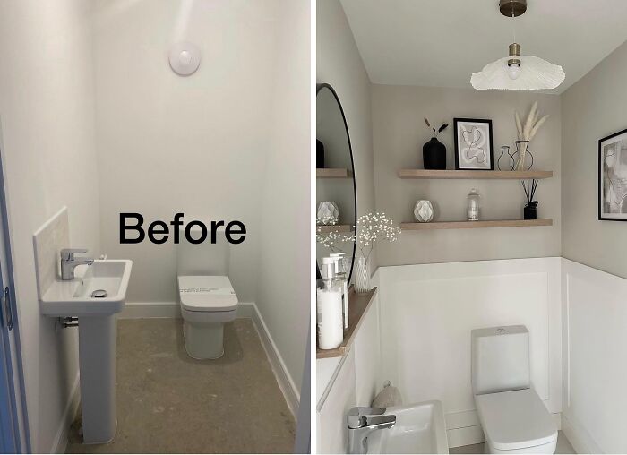 Tiny Bathroom, Gorgeous Decor—Proof Less is More
