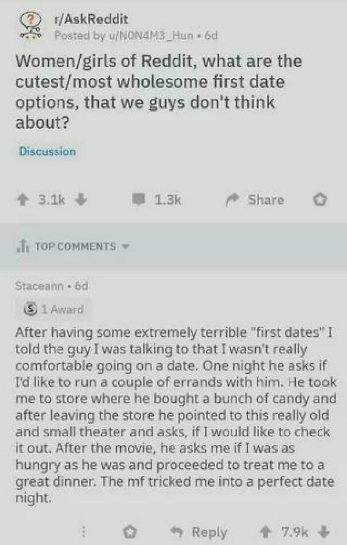 That Date Was Basically the Sweetest Thing Ever