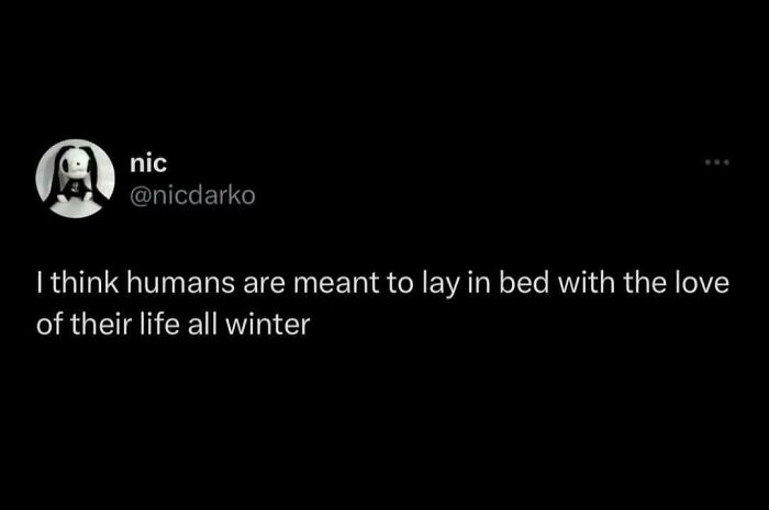 Humans Were Made to Hibernate with Their Soulmate