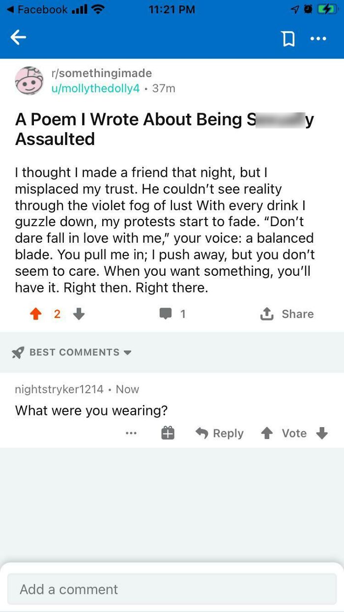 That Guy’s Comment on My Poem? Priceless.