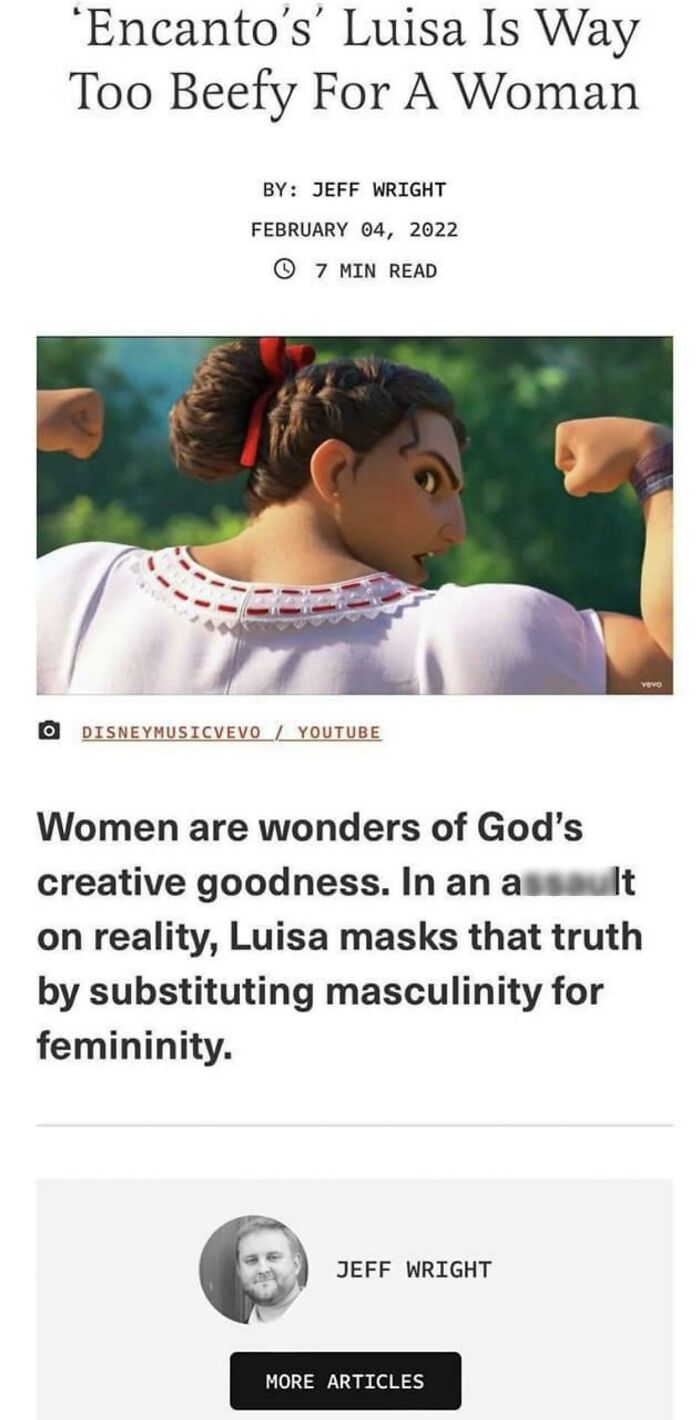 Jeff Is So Mad at a Cartoon, He Wrote a Whole Article